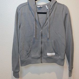 Peloton womens full zip hooded sweater size S